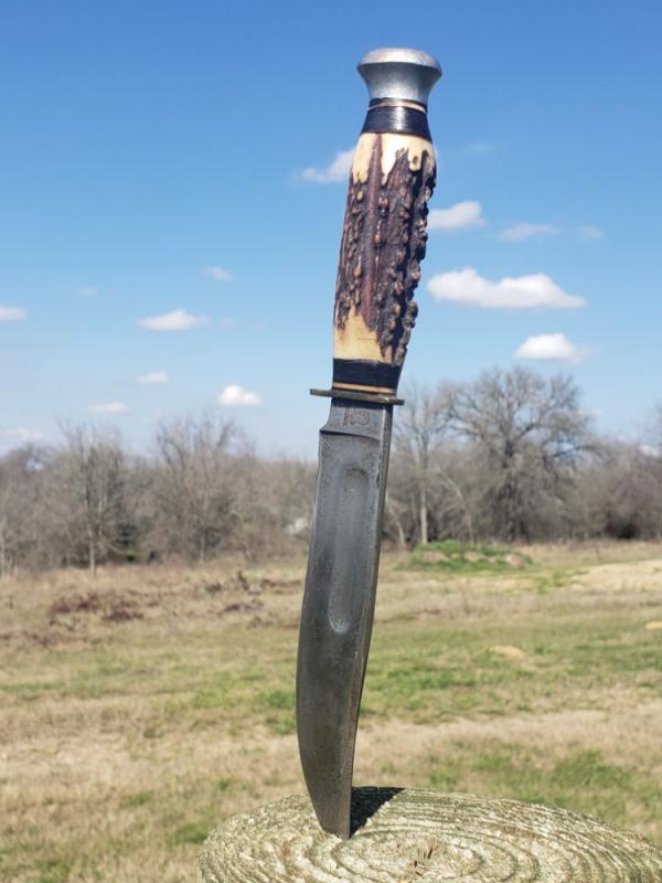 Othello Anton Wingen Jr - German Stag Hunting Knife - Solingen 