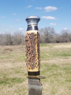 Othello Anton Wingen Jr - German Stag Hunting Knife - Solingen 