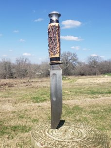 Othello Anton Wingen Jr - German Stag Hunting Knife - Solingen 