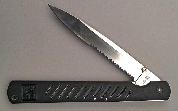 12 3/4" Al Mar SEKI JAPAN Quicksilver V Jumbo MONSTER vintage collector folder knife, NOS, 1982