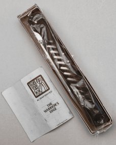 12 3/4" Al Mar SEKI JAPAN Quicksilver V Jumbo MONSTER vintage collector folder knife, NOS, 1982