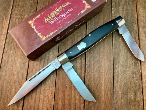 Schatt and Morgan Heritage Series Premium Stockman Ebony Schatt and Morgan Heritage Series Premium Stockman Ebony