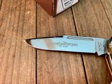 Schatt and Morgan Keystone Series 19 4 Blade Sowbelly Stockman Smooth Harvest Orange 2009