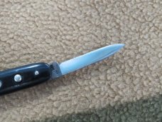 VTG/ANTIQUE SCHRADE CUT CO.WALDEN N.Y 2 BLADE SPRING BUTTON POCKET KNIFE