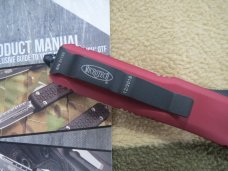 Microtech UTX-85 D/E OTF Auto Knife Red (3.125