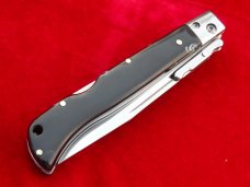  9"  Roma style Swinguard switchblade knife Imi-Blackhorn handles II