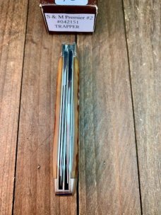 Schatt and Morgan Premier Series Mini Trapper Golden Root Jigged Bone 