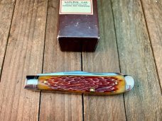 Schatt and Morgan Premier Series Mini Trapper Golden Root Jigged Bone 