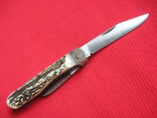 Older German HUBERTUS Pen Blade Release Leverlock Knife