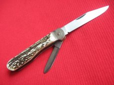 Older German HUBERTUS Pen Blade Release Leverlock Knife