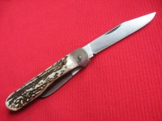 Older German HUBERTUS Pen Blade Release Leverlock Knife