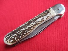 Older German HUBERTUS Pen Blade Release Leverlock Knife