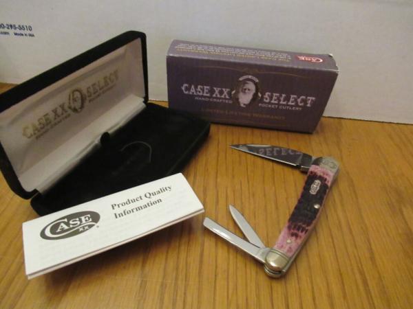 Case XX Select 2018 Cabernet Bone Seahorse Whittler Pattern # 6355WH
