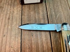 Schatt and Morgan Small 3 Blade Whittler Winterbottom Bone 1993