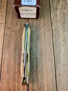Schatt and Morgan Small 3 Blade Whittler Winterbottom Bone 1993