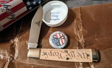 GEC 941121 Flag Acrylic - 3.25" closed.  Wonderful piece!