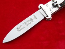  7-3/4" Hubertus "Springer" leverlock Shell-Puller automatic knife (68.111.WH.11) "Big Horn" edition