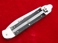 New 7-3/4" Hubertus "Springer" leverlock auto (68.111.WH.11)Big Horn Edition Rams Horn