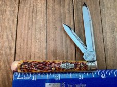 Schatt and Morgan Premier Series Horticultural Knife Golden Root Jigged Bone 2005