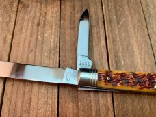 Schatt and Morgan Premier Series Horticultural Knife Golden Root Jigged Bone 2005