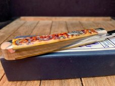 Schatt and Morgan Premier Series Horticultural Knife Golden Root Jigged Bone 2005