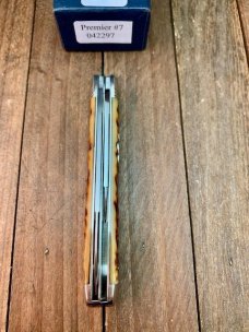Schatt and Morgan Premier Series Horticultural Knife Golden Root Jigged Bone 2005