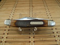 SCHRADE OLD TIMER 858 LUMBERJACK RARE VINTAGE USA MADE OLDER HIGH CARBON STEEL FOLDING POCKET KNIFE