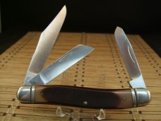SCHRADE OLD TIMER 858 LUMBERJACK RARE VINTAGE USA MADE OLDER HIGH CARBON STEEL FOLDING POCKET KNIFE
