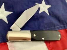 Vintage Boker (Tree Brand) Single Blade Barlow w/ a Bear Blade Etch and on the bolster  
