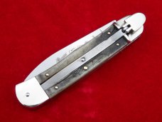New 7-3/4" Hubertus "Springer" leverlock auto (68.111.WH.11)Big Horn Edition Rams Horn III