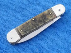 New 7-3/4" Hubertus "Springer" leverlock auto (68.111.WH.11)Big Horn Edition Rams Horn IIII
