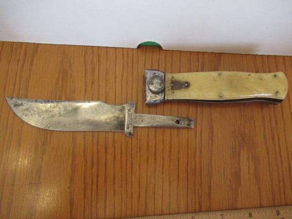 Union Cutlery Oleans NY Half of a knife Axe Combo Union Cutlery Oleans NY Half of a knife Axe Combo