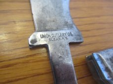 Union Cutlery Oleans NY Half of a knife Axe Combo