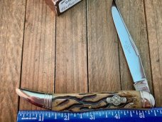 Schatt and Morgan File and Wire Powder Horn Toothpick Morning Ash Worm Grove ATS-34 Blade 2010