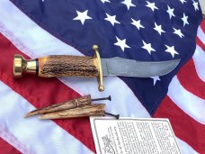 Case xx Kodiak BIG HUNTER W/ Damascus Blade & Stag Handles -NOS & M/NM