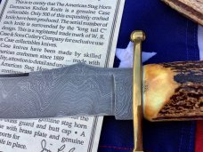 Case xx Kodiak BIG HUNTER W/ Damascus Blade & Stag Handles -NOS & M/NM