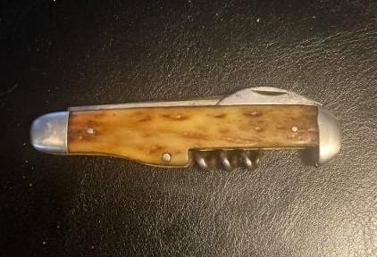 OLD CATTARAGUS BARTENDER POCKET KNIFE