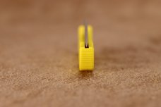 Spyderco LYLP3 Ladybug 3 Salt 1.94 in Folding Plain Stonewashed H2 Steel Blade/Marine Yellow Bi-Dire