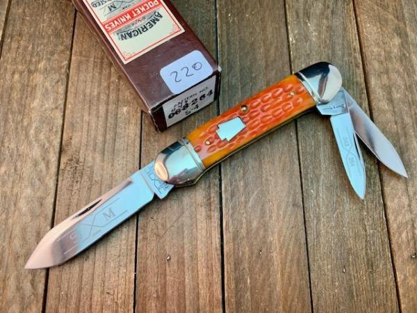 Schatt and Morgan Keystone Series Canittler Orange Corncob Jigged Bone 1994