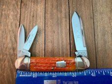 Schatt and Morgan Keystone Series Canittler Orange Corncob Jigged Bone 1994
