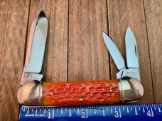 Schatt and Morgan Keystone Series Canittler Orange Corncob Jigged Bone 1994