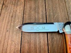 Schatt and Morgan Keystone Series Canittler Orange Corncob Jigged Bone 1994