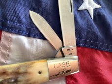 Case XX 1982 8 Dot Barlow w/ Great Stag Handles -Mdl# 52009 SSP -Serialized #206