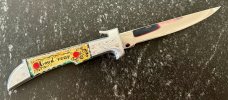 Beautiful Russian Prison Knife (RPK) Switchblade, Unused 