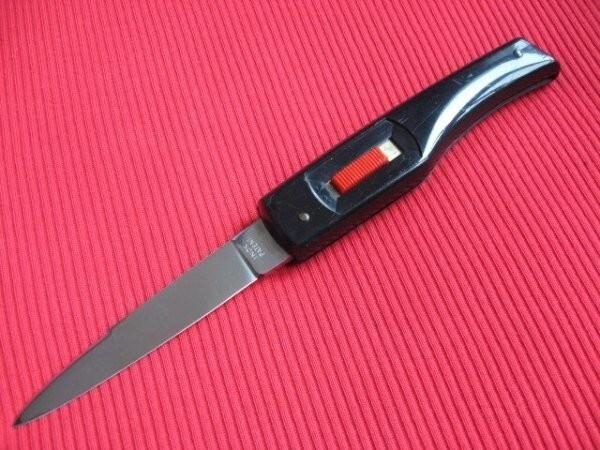 Vintage Italian Collini Flylock Slide Button "INOX PATENT" Switchblade Knife