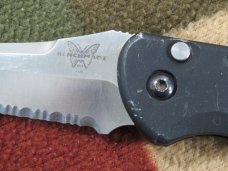 Benchmade 9100 Auto Stryker ELISHEWITZ Push Button Auto Knife Slide Lock  USA Discontinued