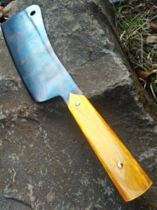 Just a crazy hand made cleaver butcher knife
