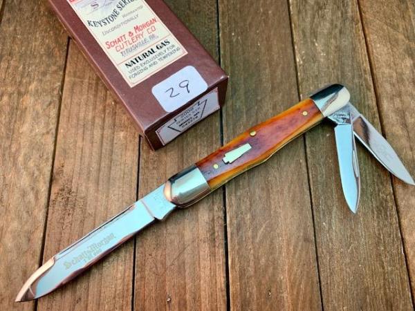 Schatt and Morgan Keystone Series Swell Center Whittler Smooth October Harvest Bone 2009 