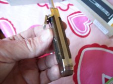 Hubertus Knife Solingen, Germany Small 08 Exotic Rare Green Micarta 5 3/4 " Open Lilyput NIB