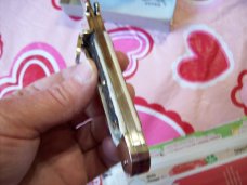 Hubertus Knife Shellpuller Patronenzieher Solingen Germany Stag/Antler Large Size 11 UNUSED NIB.